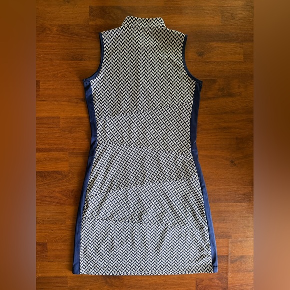 Tail Womens Quarter Zip Golf Athletic Mini Dress Navy White XS - Picture 7 of 7